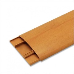 Наличник ПВХ с каб.кан. 65мм орех миланский