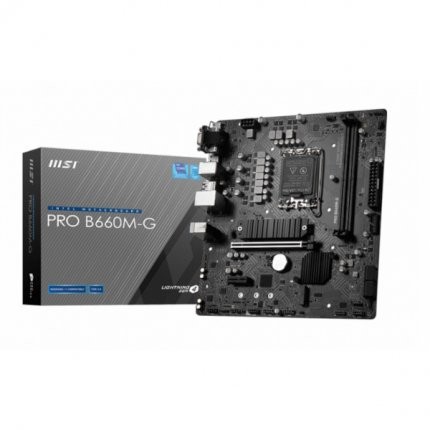 Мат. плата MSI PRO B660M-G DDR4 Soc-1700, MATX