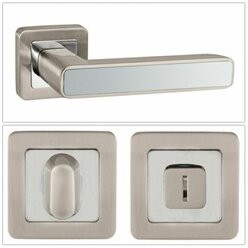 Ручка раздельная ORION QR SN/CP-3 мат. никель/хром