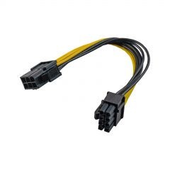 Кабель питания удл. PCI-Express 6+2pin M/6+2pin F 30см
