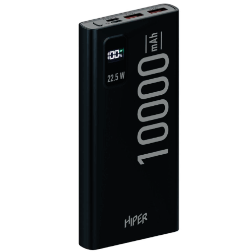 Портативный аккумулятор (Power Bank) HIPER EP 10000 10000mAh 3A QC PD 3xUSB черный (EP 10000 BLACK) купить по выгодной цене в ма