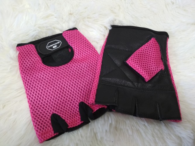 Перчатки велосип. BoyBo (кожа+сетка)