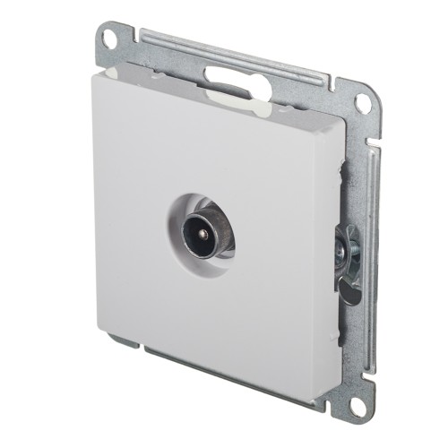 Розетка TV мех. ATN000191 оконечная бел.