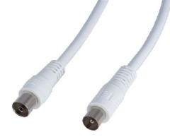 Кабель аудио PERFEO T5004 ТВ вилка - ТВ розетка 5м