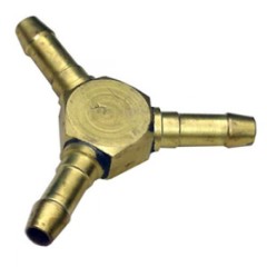 Тройник 6/6/6 латунь