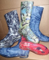 Сапоги жен. ПВХ прозрачные с утеп.