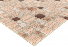 Панель ПВХ 474*474 самоклеящиеся Ритм эффект мозаика