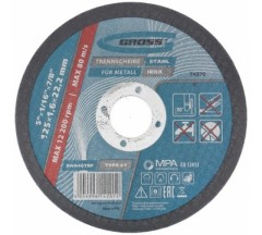 Круг отрезной по мет. 125х1,6х22,2мм Gross