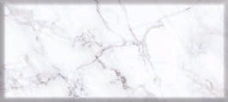 Керамогранит Беатрис объемный штамп белый 20*45