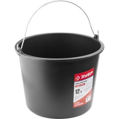 Ведро 12л строит. пластик Зубр Мастер 06093-12