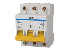 Выкл. авт. мод. 3П С 20A ВA 47-29 4.5kA IEK