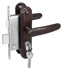 Замок врезной ЗВ4-3.03 медь