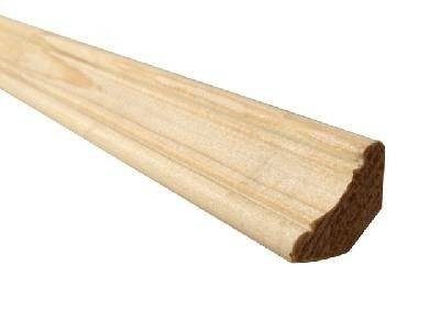 Плинтус фигурный 45*3000 сосна А, клеен