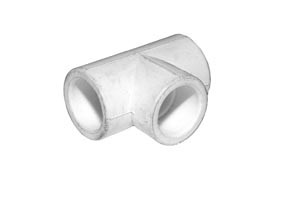 Тройник D-25 белый