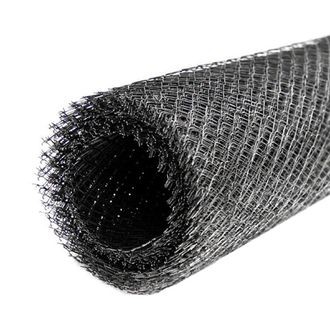 Сетка рабица оцинк d-1.4 (35мм*35мм) рулон 1,5*10 м