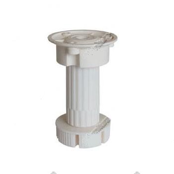 Опора кухонная белая 100мм усилен.