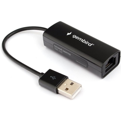 Сетевая карта GEMBIRD Ethernet NIC-U2 USB 2.0