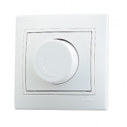 Светорегулятор 800Вт СП Мира бел/бел Lezard 701-0202-115