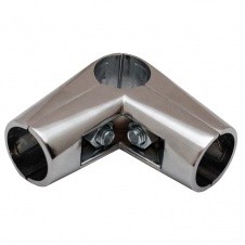 Соединитель угловой хром (Uno-4)