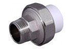 Муфта разъемн.нар.р. 25х1/2" PP-R