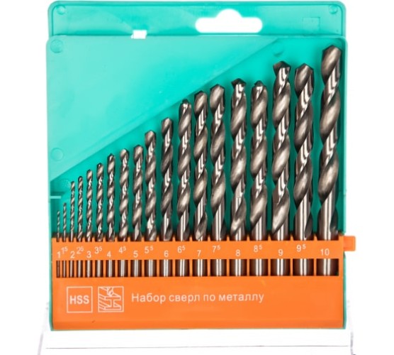 Набор сверл по мет. 19 шт. Sturm 1055-01-SS2