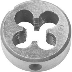 Плашка 10*1,25 круглая, для метрической резьбы ЗУБР 4-28022-10-1.25