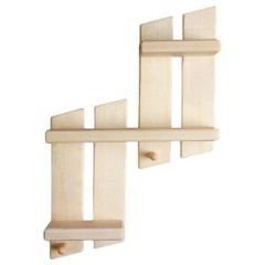 Полка Ступенька 10*46*64см 2 крючка