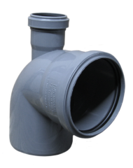 Колено 110 с отводом 50 угол 90 прямой