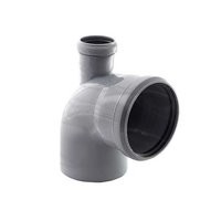 Колено 110 с отводом 50 угол 90 прямой