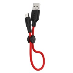Кабель HOCO X21 USB - TYPE-C, Plus 2.4A, 0.25 м