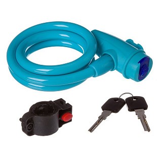 Замок вело. спирал. трос 10*100