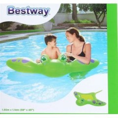 Игрушкадля плавания скат с ручкой 150*114 см 41084