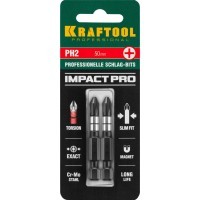 Бита PH2 50мм хв.Е 1/4&quot; KRAFTOOL Impact Pro