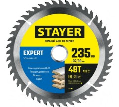 Диск пильный 235х32/30мм 48Т по дер. STAYER