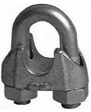 Зажим троса оцин. DIN 741 8мм