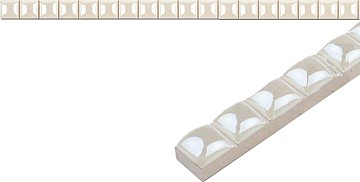 Бордюр унив. Businka бел. люстр 0,7*25*1