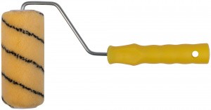 Валик 150мм полиакрил. беж. с полосками FIT