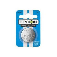 Элемент питания Трофи CR2330-1BL