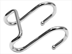 Крючок для рейлинга двойной (с шариком) D16mm (HT-14.112)