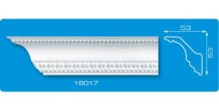 Плинтус потолочный Лагом 16017 1,3м