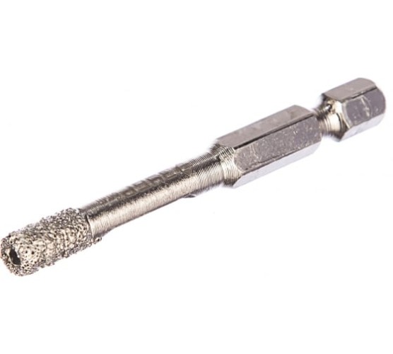 Сверло унив. 6мм хв.1/4" алмаз. Зубр