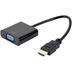 Переходник HDMI-VGA 19М/15F EX-HDMIM-VGAF-0.15 15см