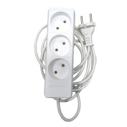 Удлинитель 3х2 м Стандарт 1300 Вт