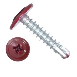 Саморез прес-ш. 4,2*19 Ц.О. Винно-красный 3005