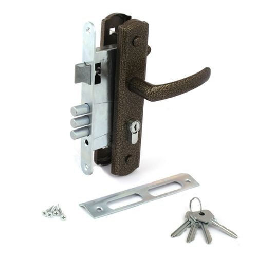 Замок врезной ЗВ4-1-8-18 серебро