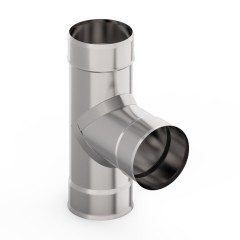 Тройник-К 90* нерж. 0,8мм ф115