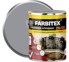 Грунтовка Farbitex ГФ-021 серый 6кг