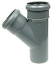 Тройник 110 угол 45 наруж.