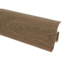 Плинтус ПВХ 26 Падук с каб.кан.с рез.краем
