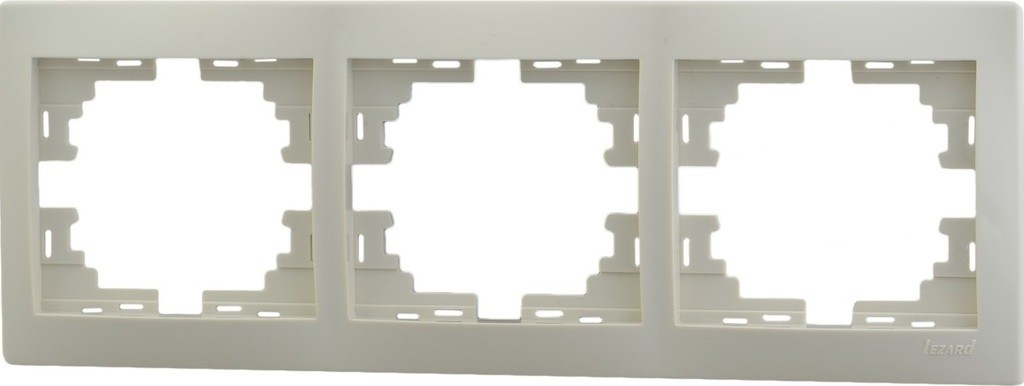 Рамка 3П крем MIRA 701-0300-148